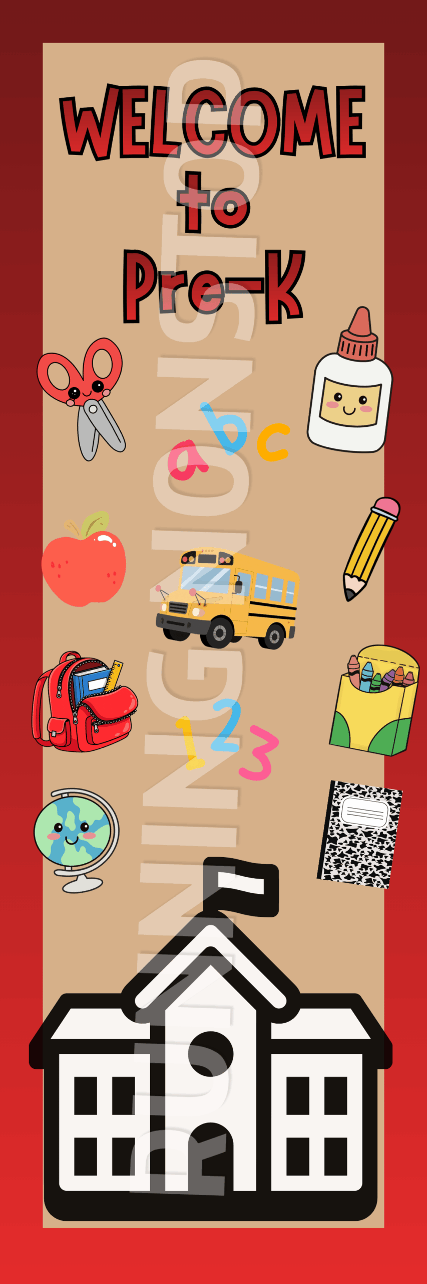 2 Welcome to Pre-K 2x6 Banner Bundle
