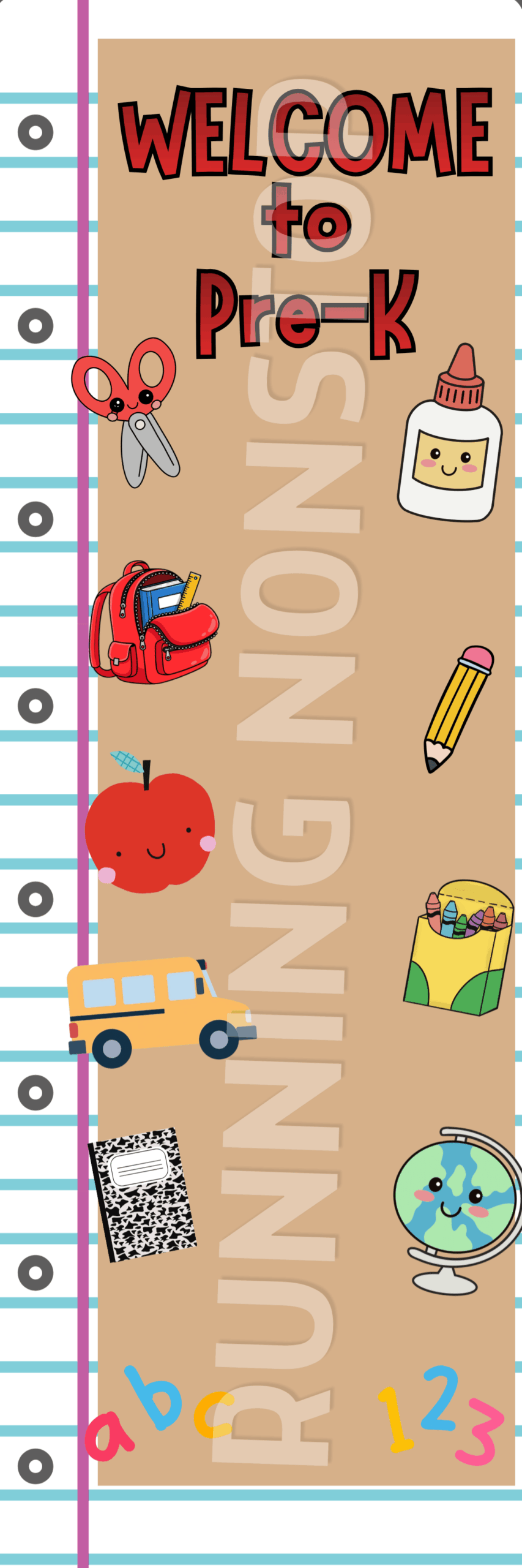 3 Welcome to Pre-K 2x6 Banner Bundle